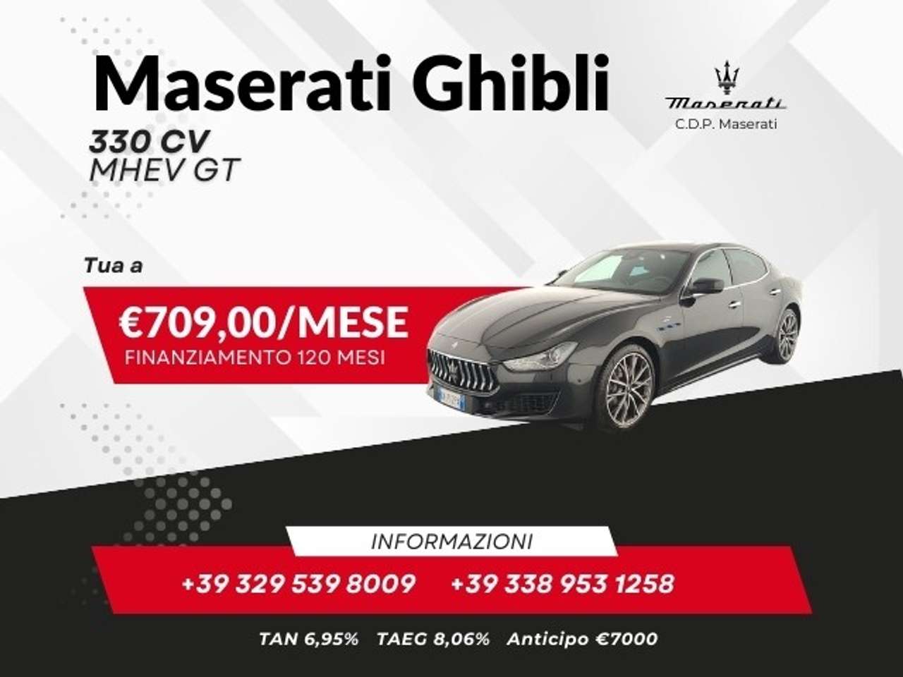 Maserati Ghibli Ghibli 330 CV MHEV GT
