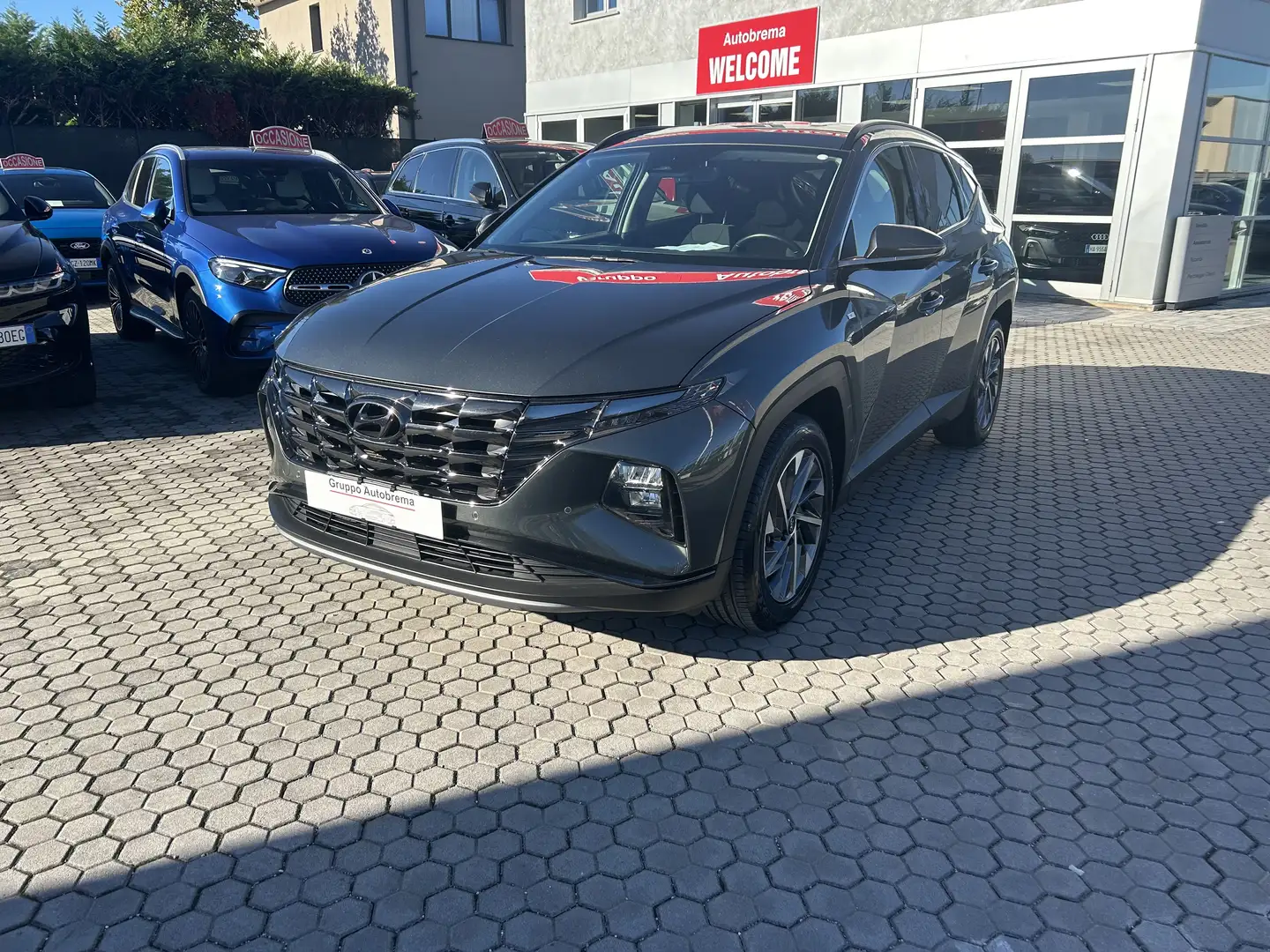 Hyundai TUCSON Tucson  1.6 crdi 48V Xline Smart Sense 2wd Grijs - 1