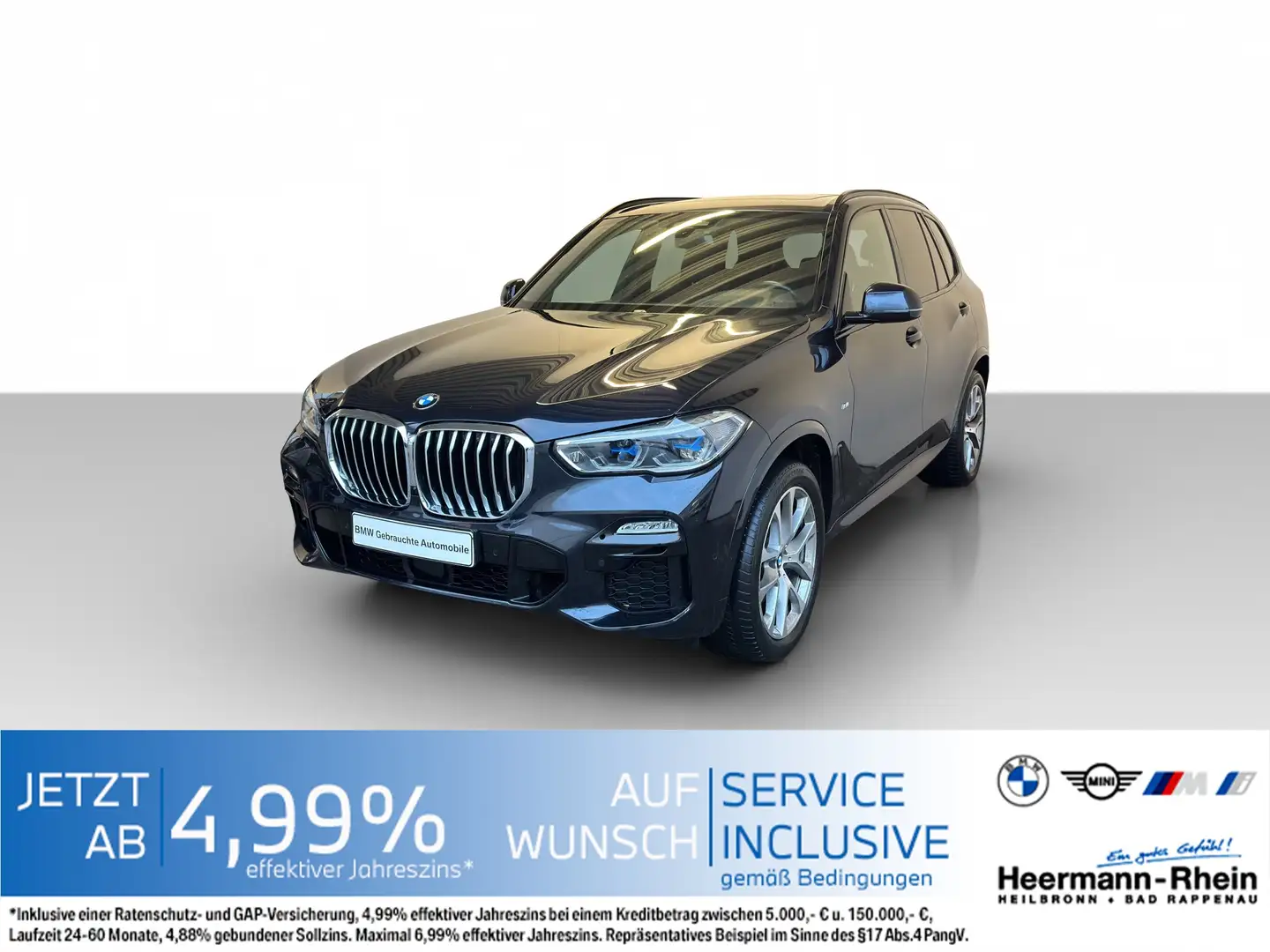 BMW X5 xDrive40dA M Sport LiveCock.HUD.AHK.GSD.Softc Schwarz - 2