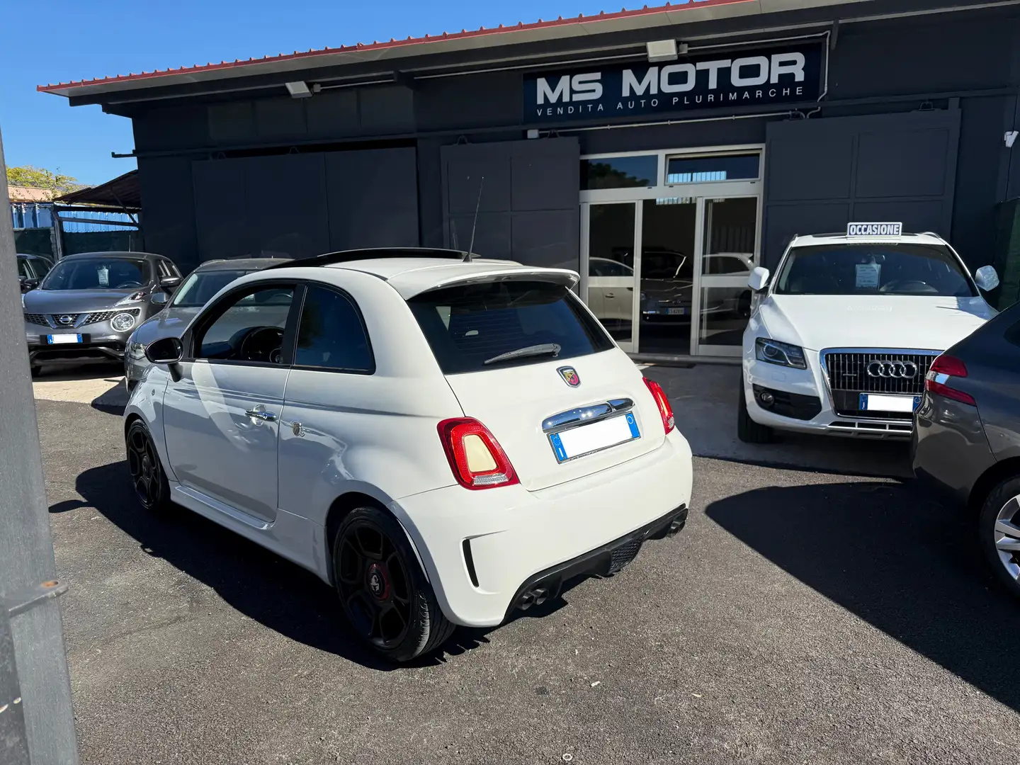 Abarth 500 1.4 Turbo t-jet 135cv Tetto Apribile Bianco - 2