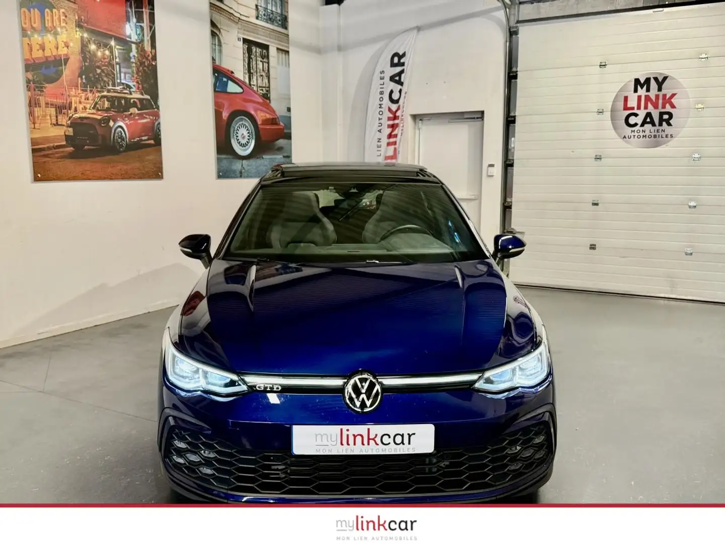Volkswagen Golf Golf 8 GTD 2.0 TDI 200 DSG 7 DCC TO Bleu - 2