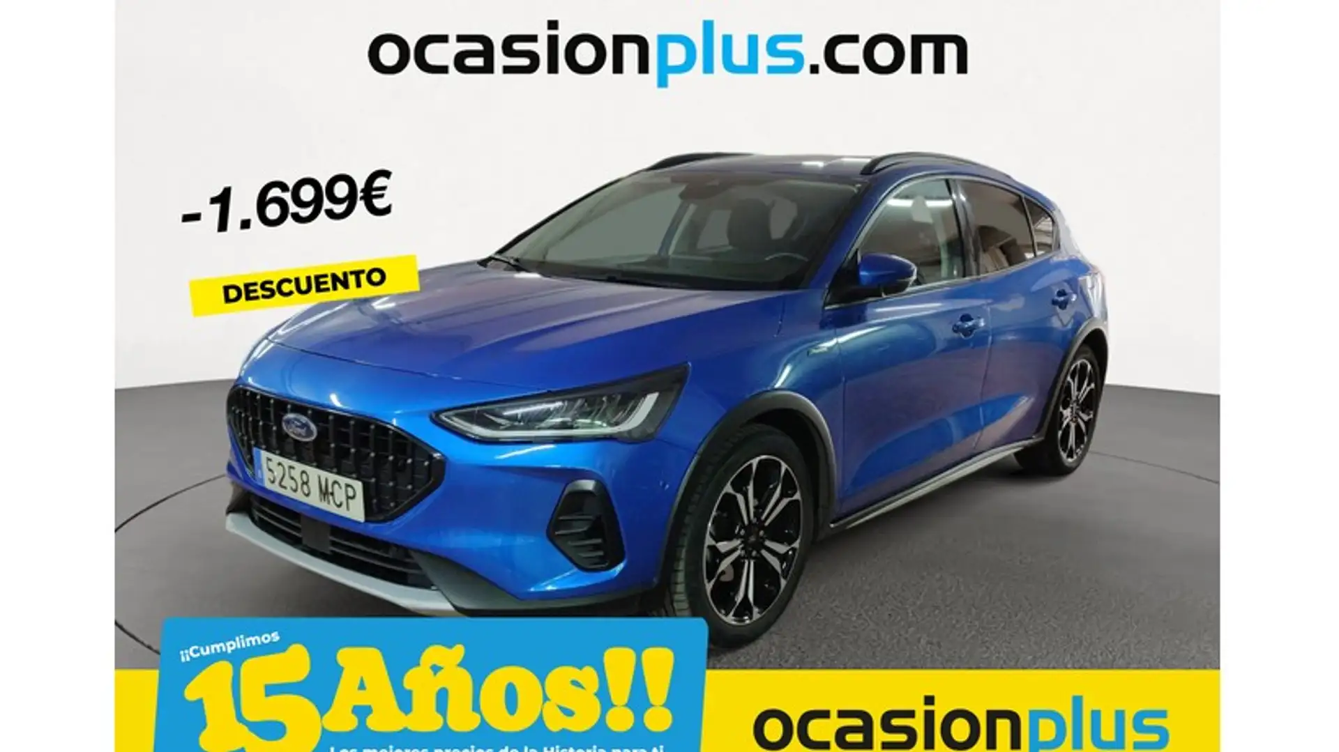 Ford Focus 1.0 Ecoboost MHEV Active X 155 Azul - 1