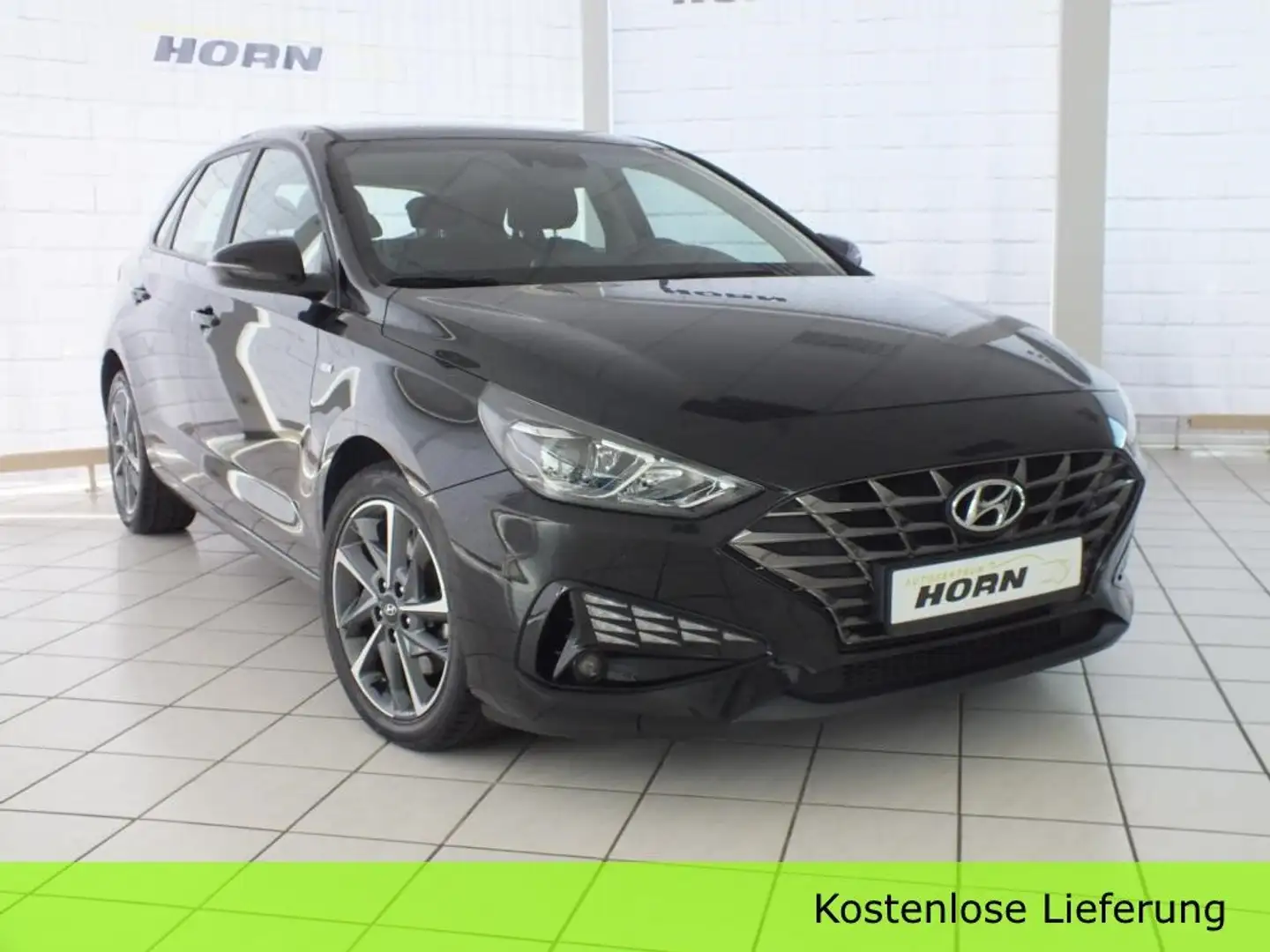 Hyundai i30 Mild-Hybrid, 1.Hand, unfallfrei, AppConnect,Kamera Schwarz - 1