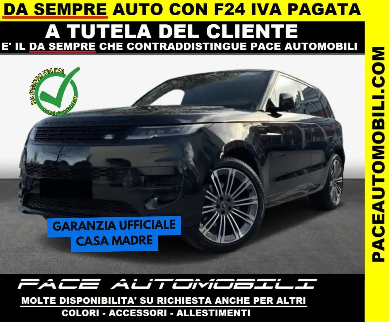 Land Rover Range Rover Sport D250 AWD HSE R-DYNAMIC RDYNAMIC BLACK PACK HSE Nero - 1