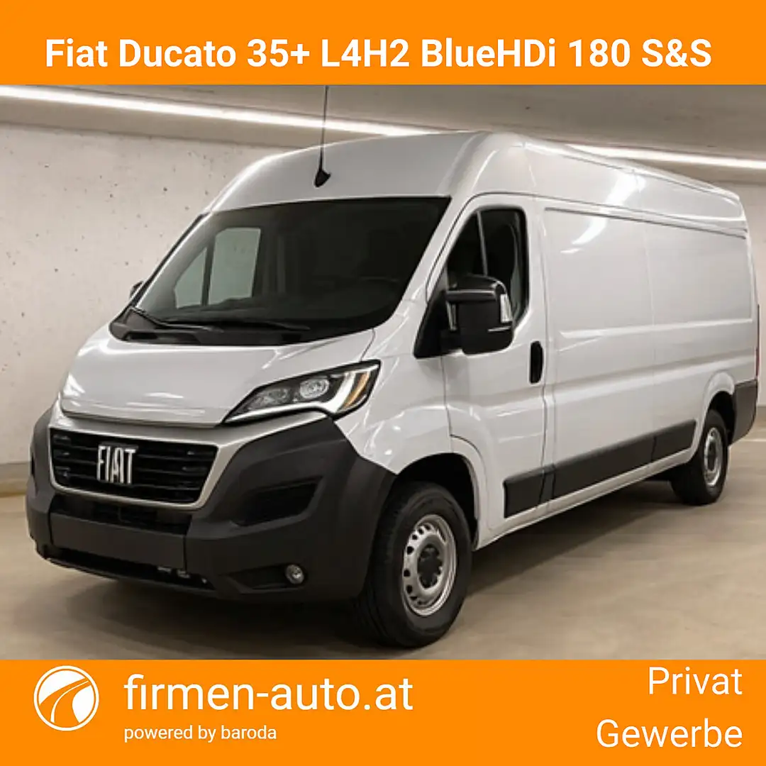 Fiat Ducato 35+ L4H2 BlueHDi 180 S&S EAT8 - 5 Jahre ... Weiß - 1