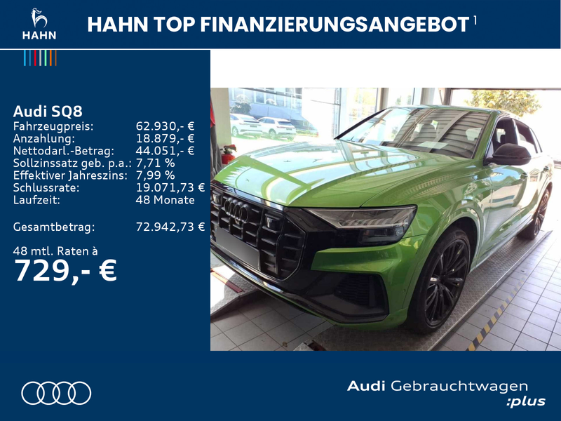 Audi SQ8 4.0TFSI quattro S-trc B&O Matrix Standh Pano — photo 2