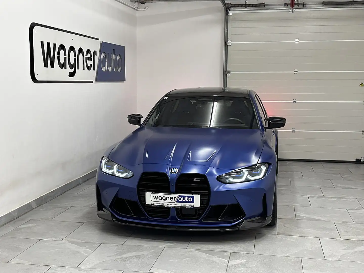 BMW M3 Competition M xDrive Aut, Frozen Portimao Blau/... Blau - 1