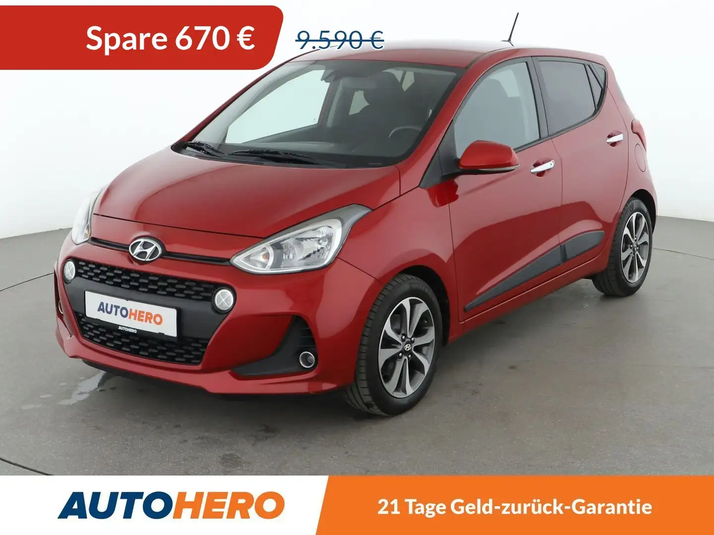 Hyundai i10 1.2 Style *LIMITER*ALU*KLIMA*SHZ*LHZ* Rot - 1