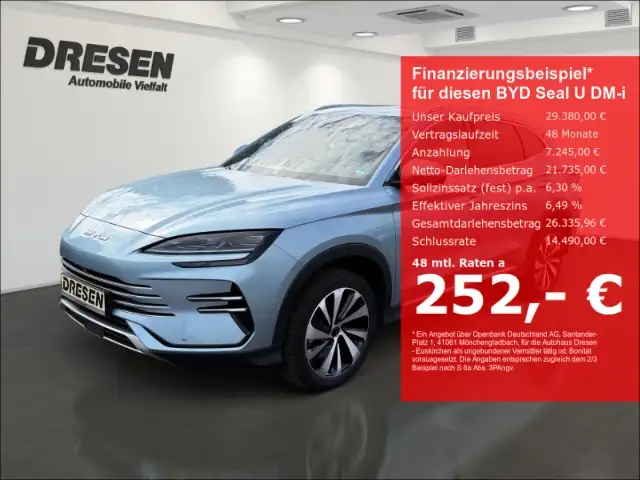BYD Seal U 1,5 Boost 360°/Elektr. Heckkklappe/Klimaautomatik/