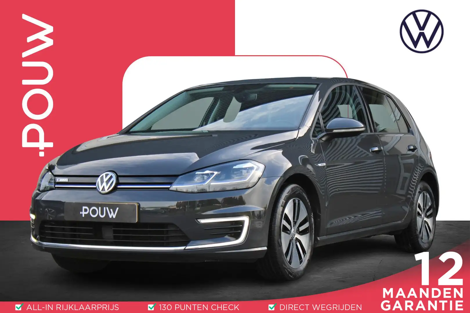 Volkswagen e-Golf 136pk AUT E-DITION 2020 | SoH 93% | Navigatie | Ca Gris - 1