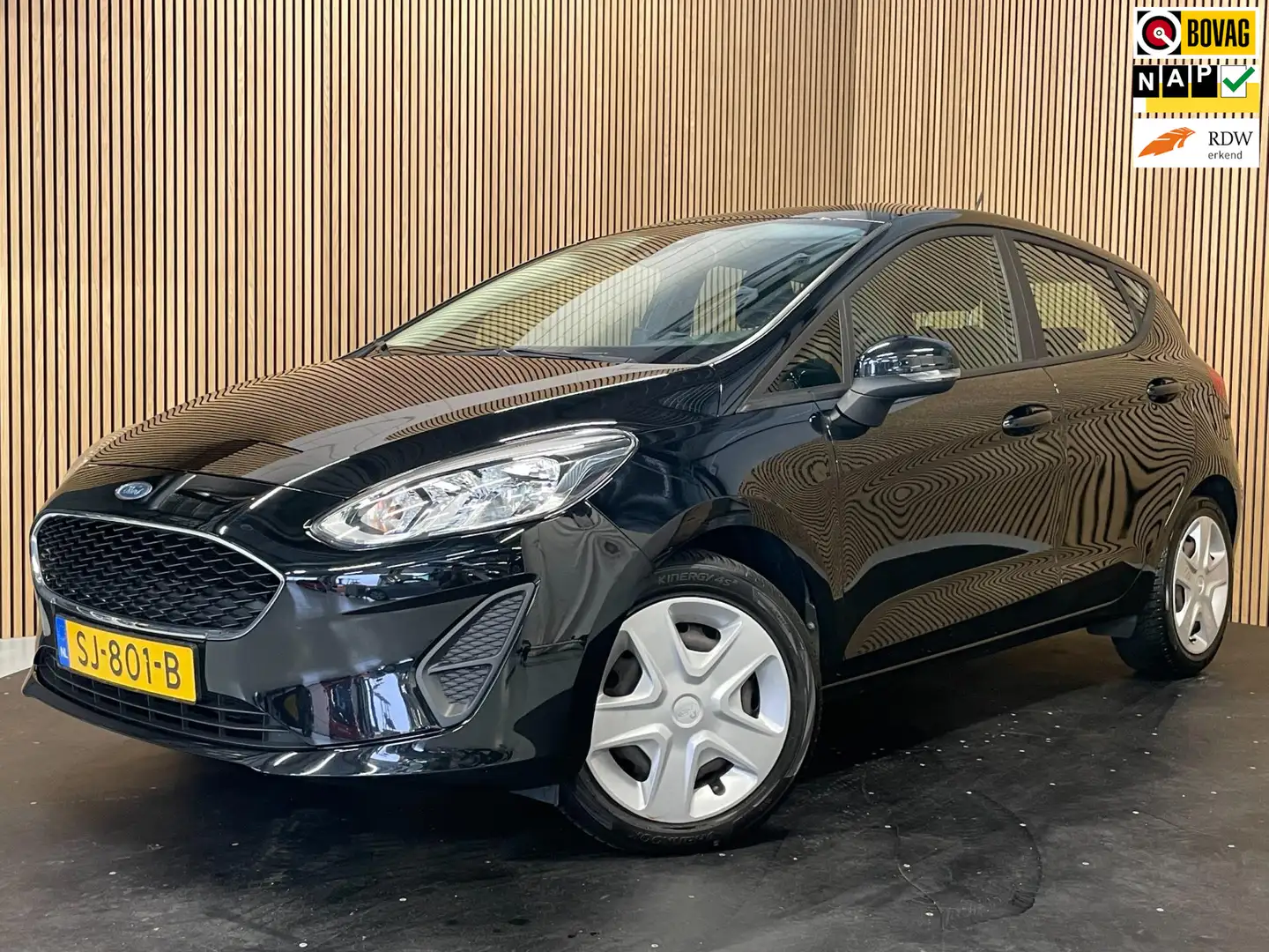 Ford Fiesta 1.1|86PK|AIRCO|CRUISE CONTROL|5-DRS|ECO|NL-AUTO|NA Zwart - 1