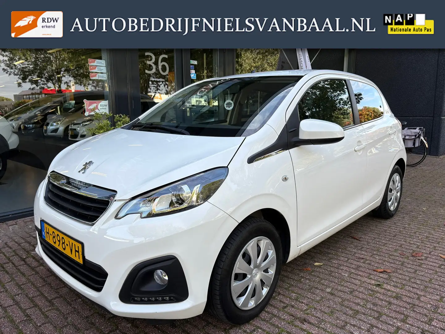 Peugeot 108 1.0 e-VTi Active Airco/1 Eigenaar/28Dkm NAP! Blanc - 1