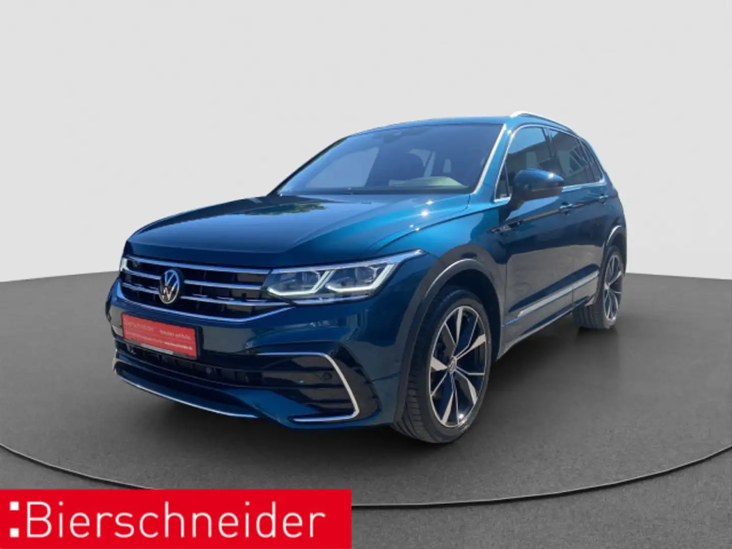 Volkswagen Tiguan 2.0 TDI DSG 4Mo. R-Line AHK PANO STAND Hu Blau - 1