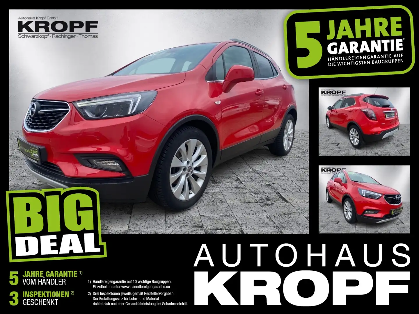 Opel Mokka X 1.4T Fin ab 2,99% Matrix+LED+Navi+SHZ Rot - 1