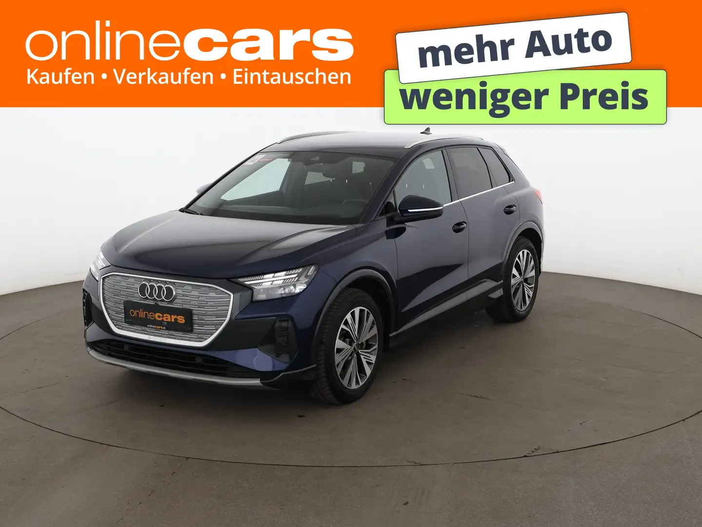 Audi Q4 e-tron 40 82kWh Aut MATRIX HEAD-UP RADAR LEDER Blau - 1
