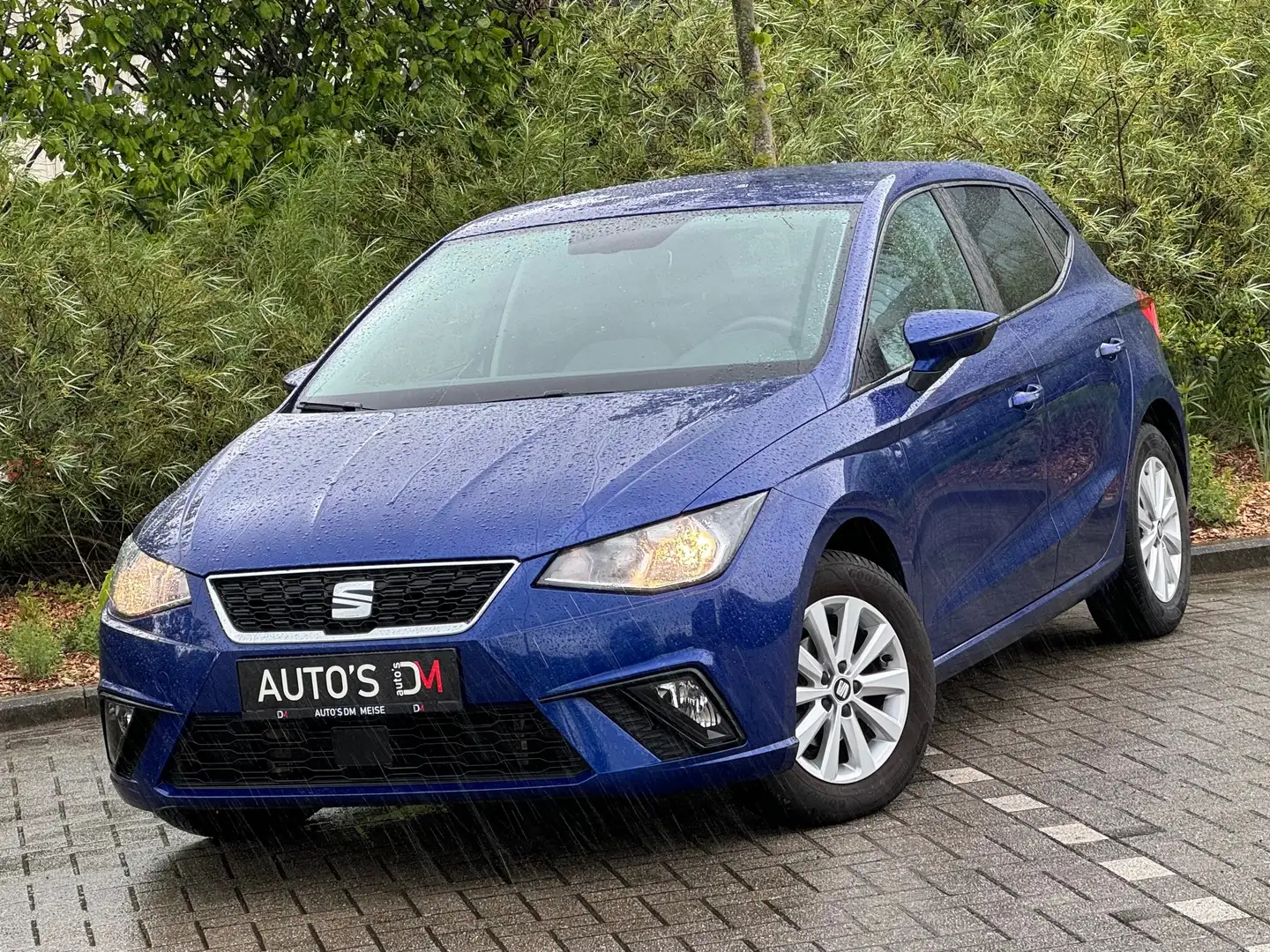 SEAT Ibiza 1.0 TGI CNG Style Navi, Airco, Cruise, PDC A Bleu - 1