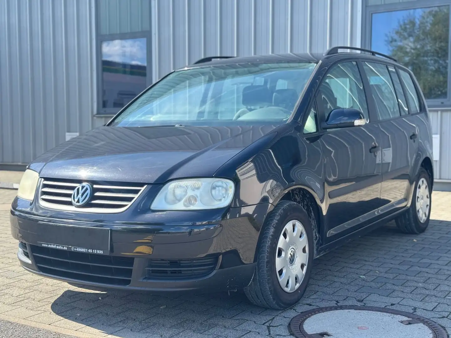 Volkswagen Touran 1.6 Klima 2.Hand Kein Tüv Schwarz - 2