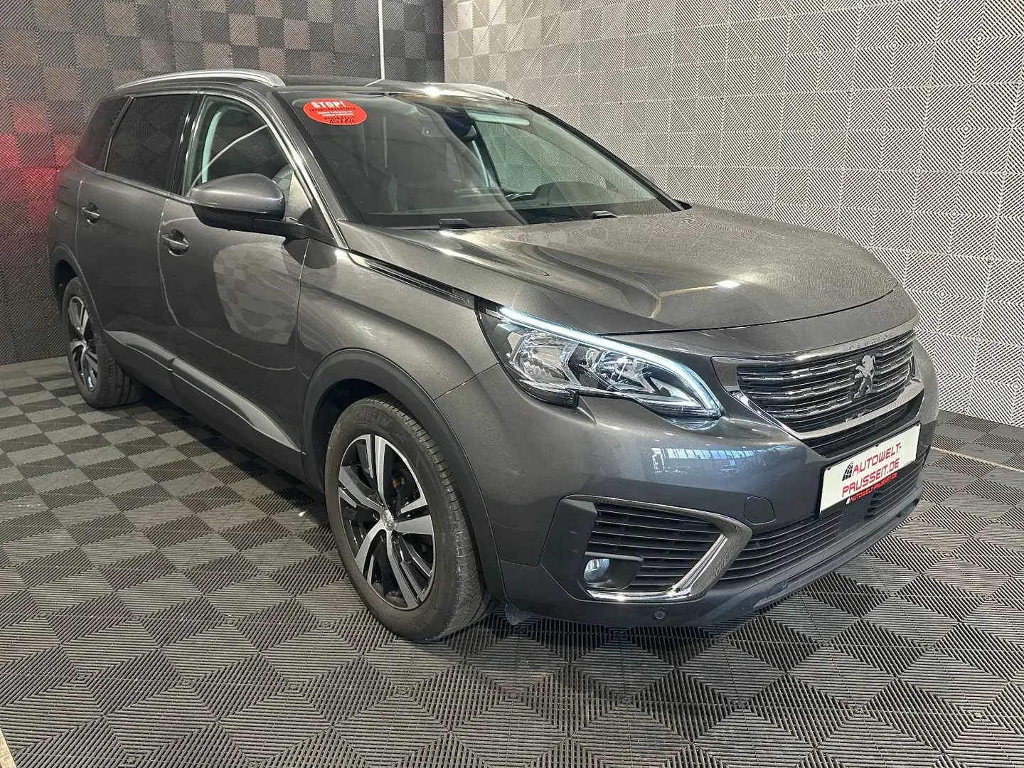 Peugeot 5008 *ACTIVE*7 SITZER-180° R.KAM-TEMPO-SHZ-SPUR Grau - 1