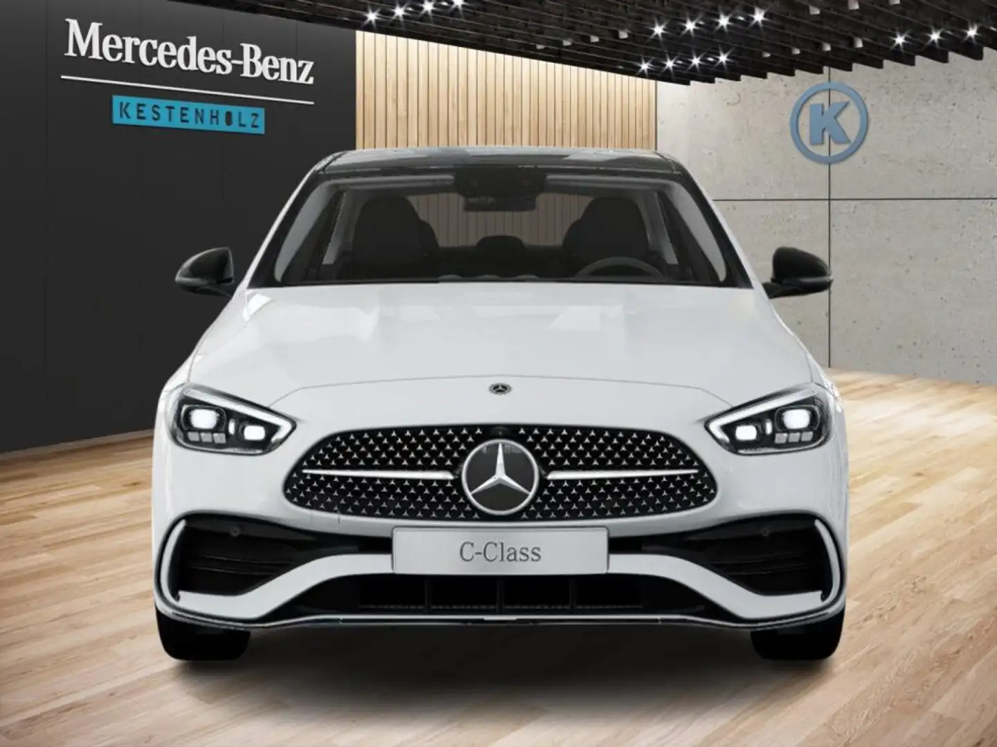 Mercedes-Benz C 300 de *AMG*NIGHT*MBUX*AHK*STHZ*PANO*KAMERA* Weiß - 2