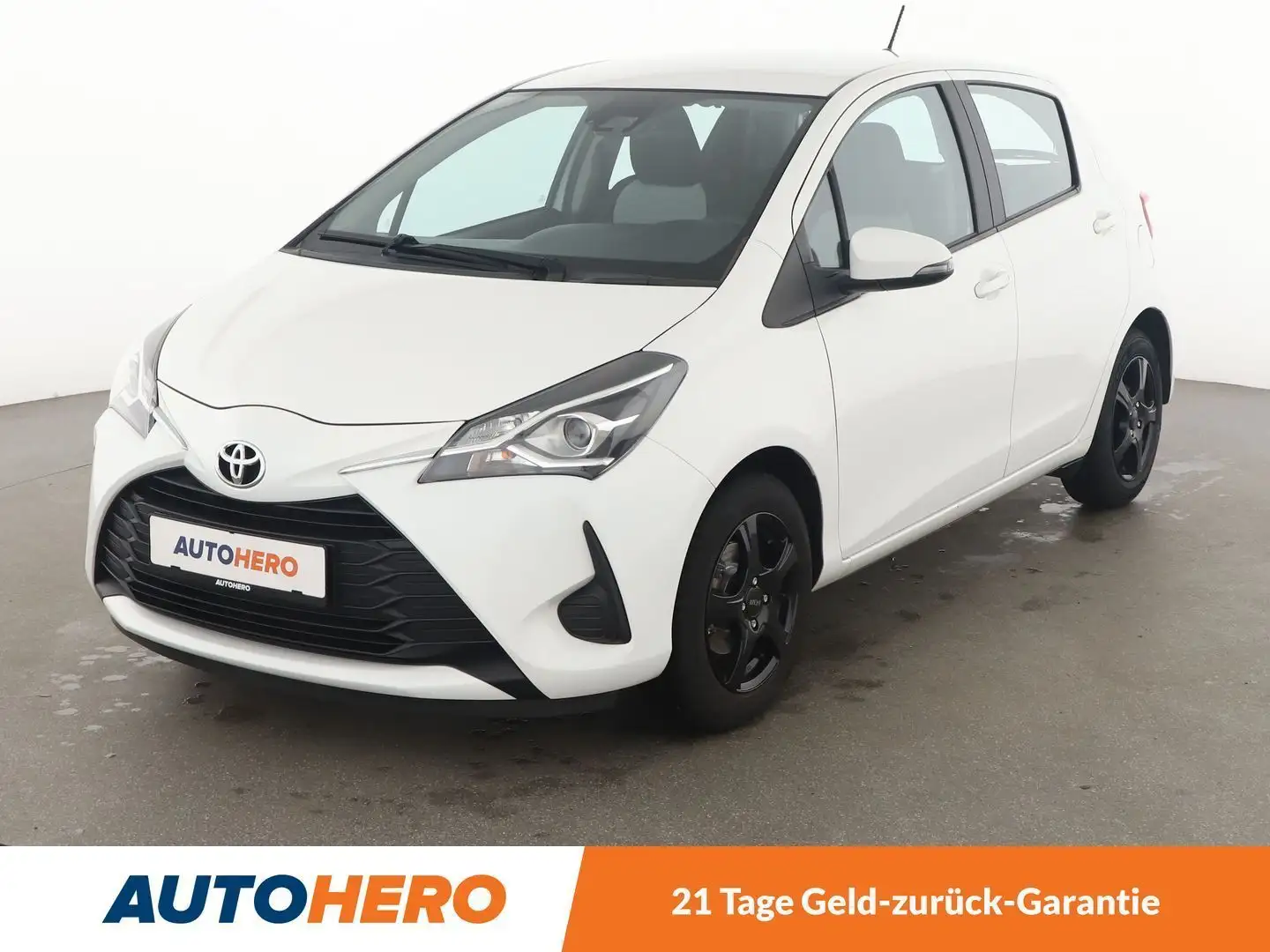 Toyota Yaris 1.0 VVT-i Comfort *CAM*ALU*KLIMA*GARANTIE* Weiß - 1