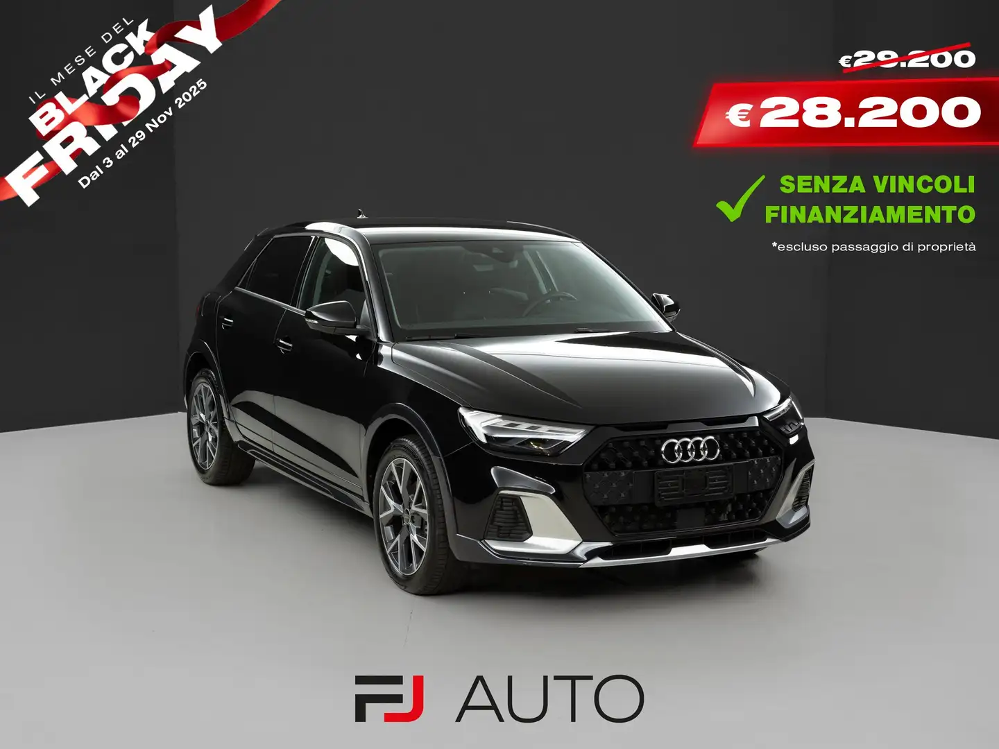 Audi A1 Allstreet 30 1.0 TFSI 110cv s-tronic Zwart - 1