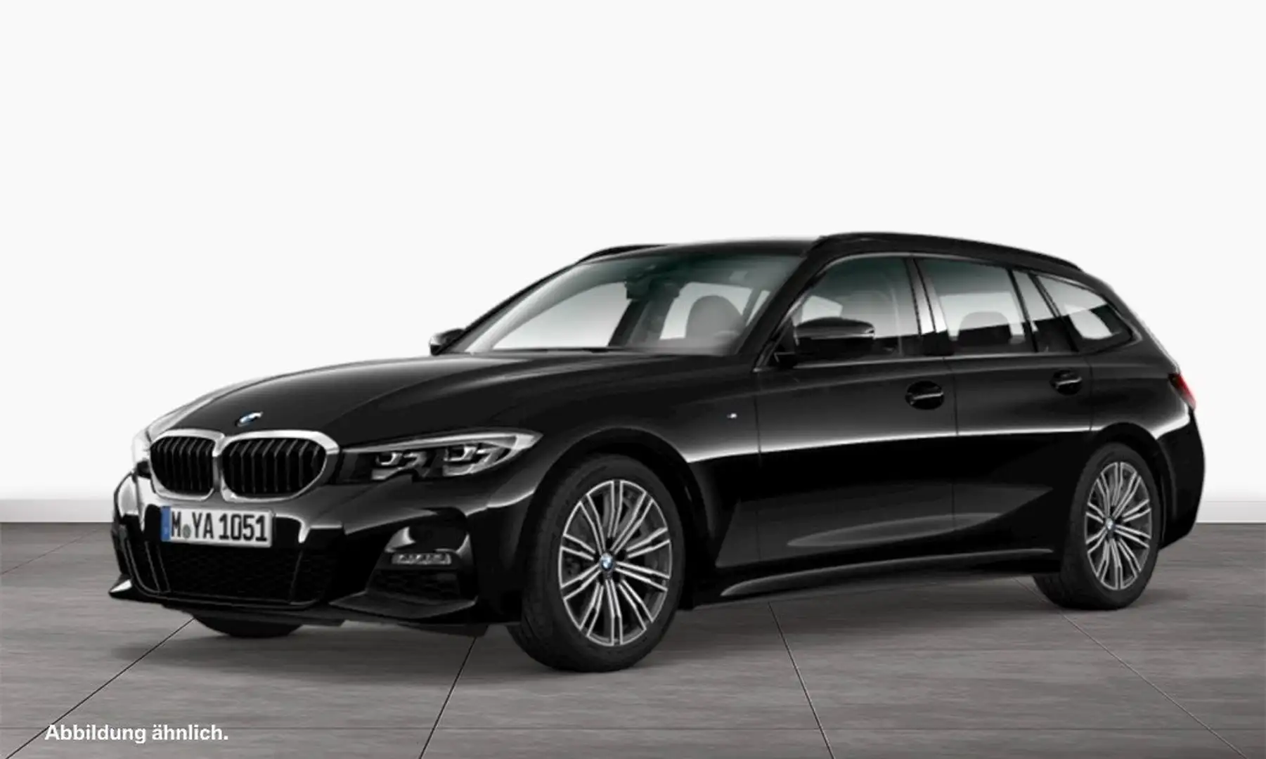 BMW 320 d Touring M Sport DAB WLAN Tempomat Shz PDC Schwarz - 1