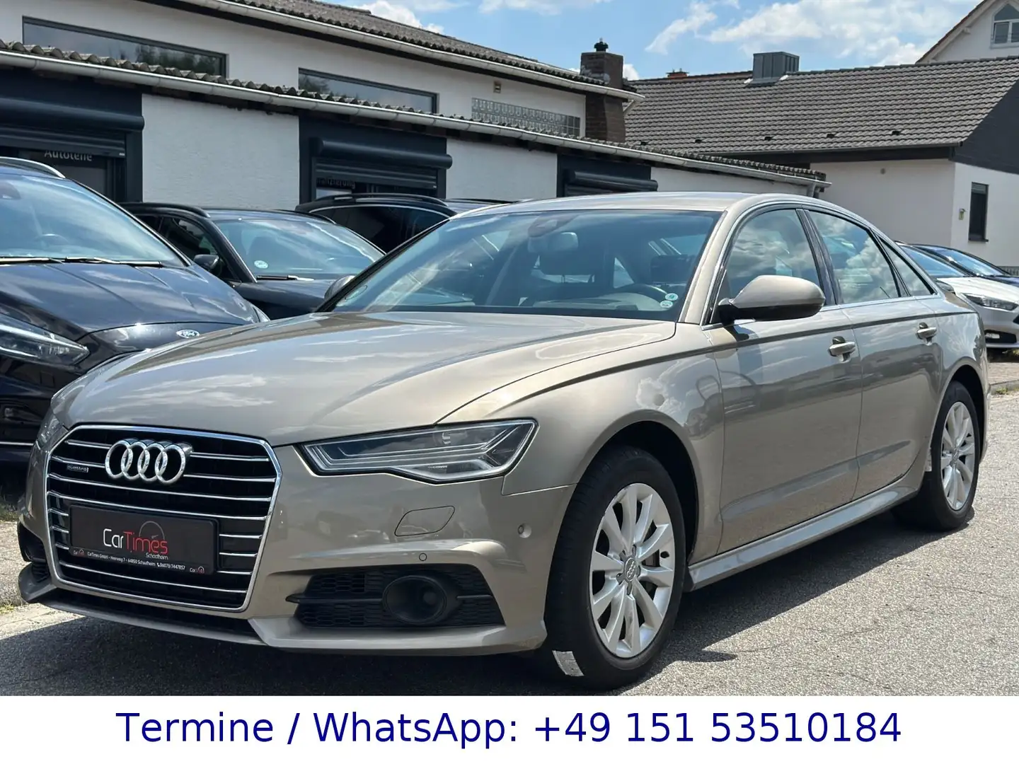 Audi A6 Lim. 3.0 TDI quattro/HEAD-UP/AHK/Scheck/8Fach Beige - 1