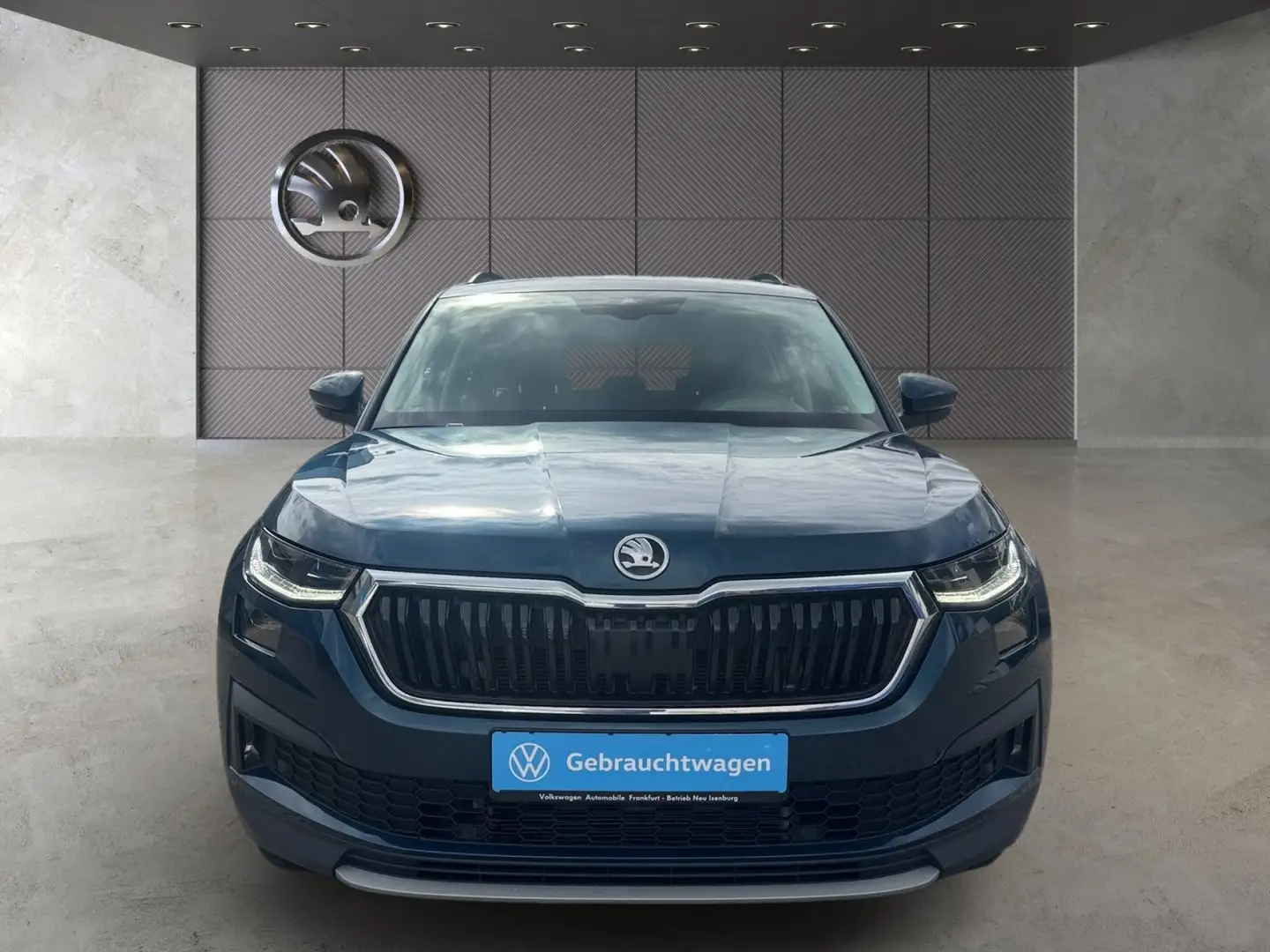 Skoda Kodiaq 2.0 TDI DSG Tour 4x4 Navi AHK Sprachsteue Bleu - 2