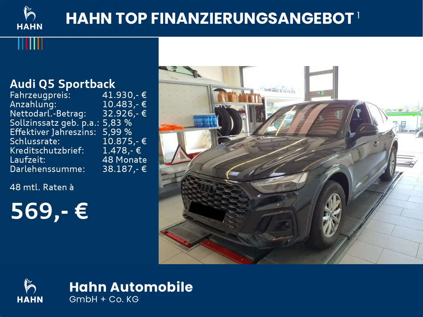 Audi Q5 40TDI quattro S-line AHK ACC Matrix Schwarz - 2