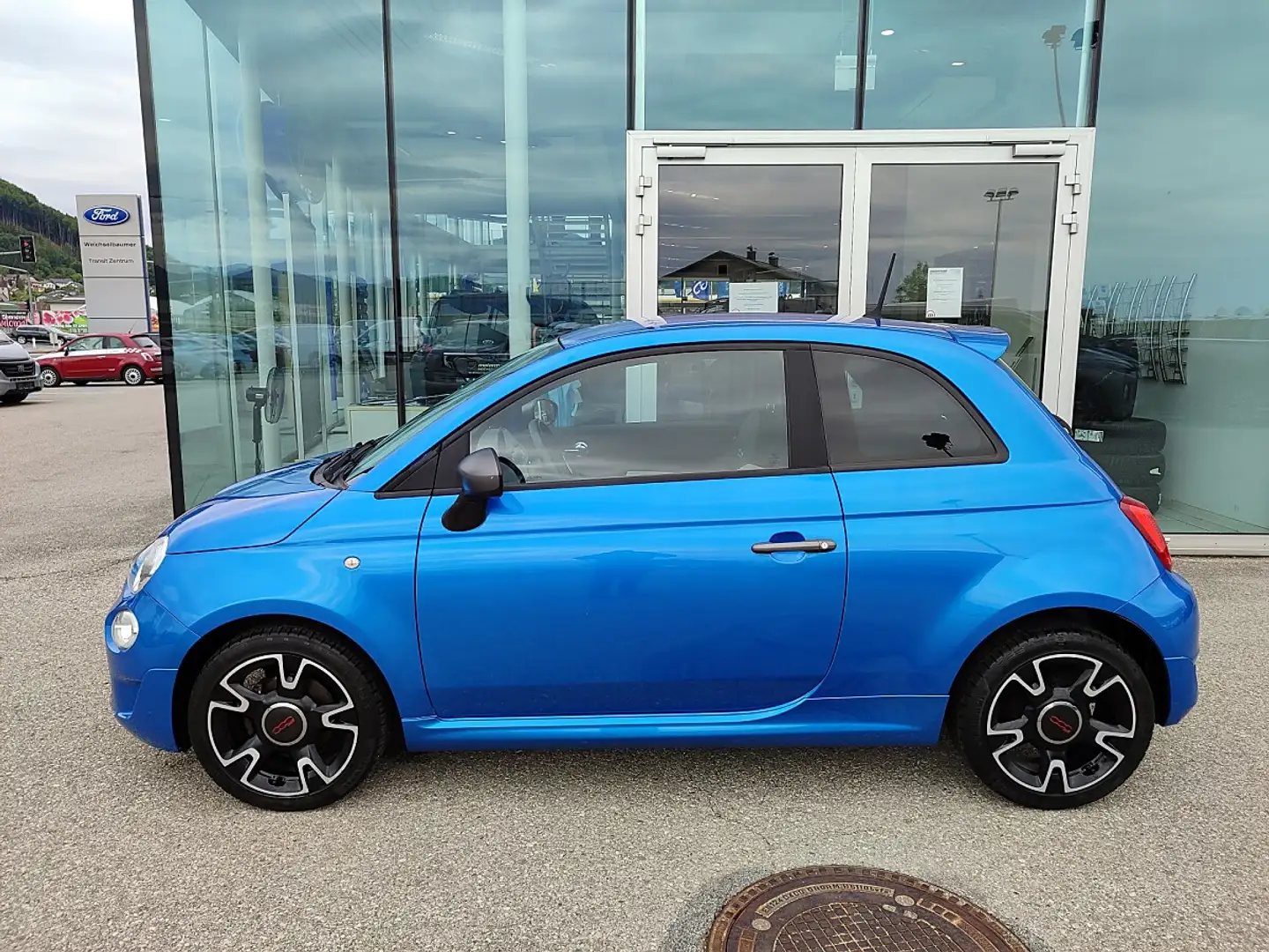 Fiat 500 1,2 69 S Blau - 2