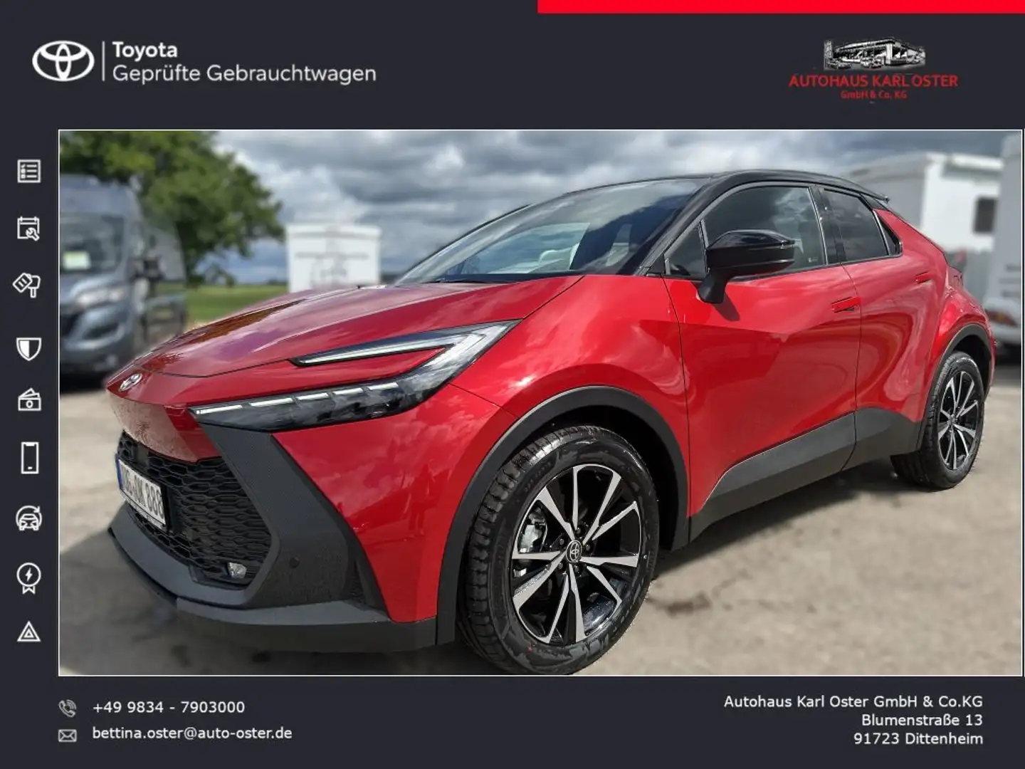 Toyota C-HR 1.8 Hybrid Teamplayer Rot - 1