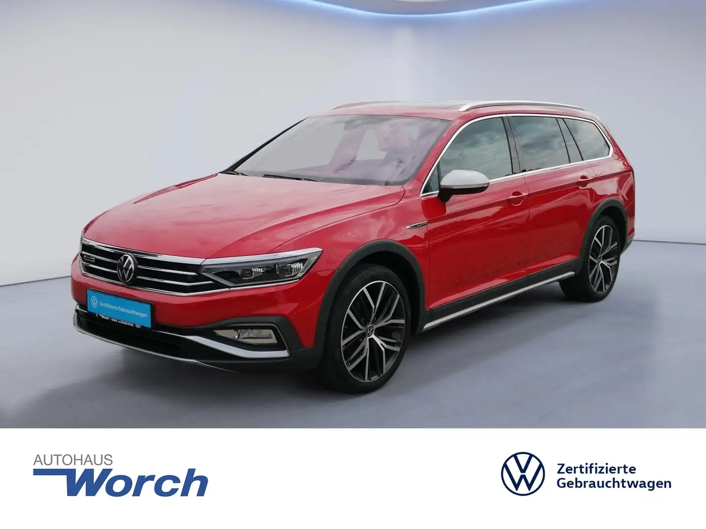Volkswagen Passat Alltrack 2.0 TDI DSG 4M PANO+LEDER+STHZ+ Red - 1