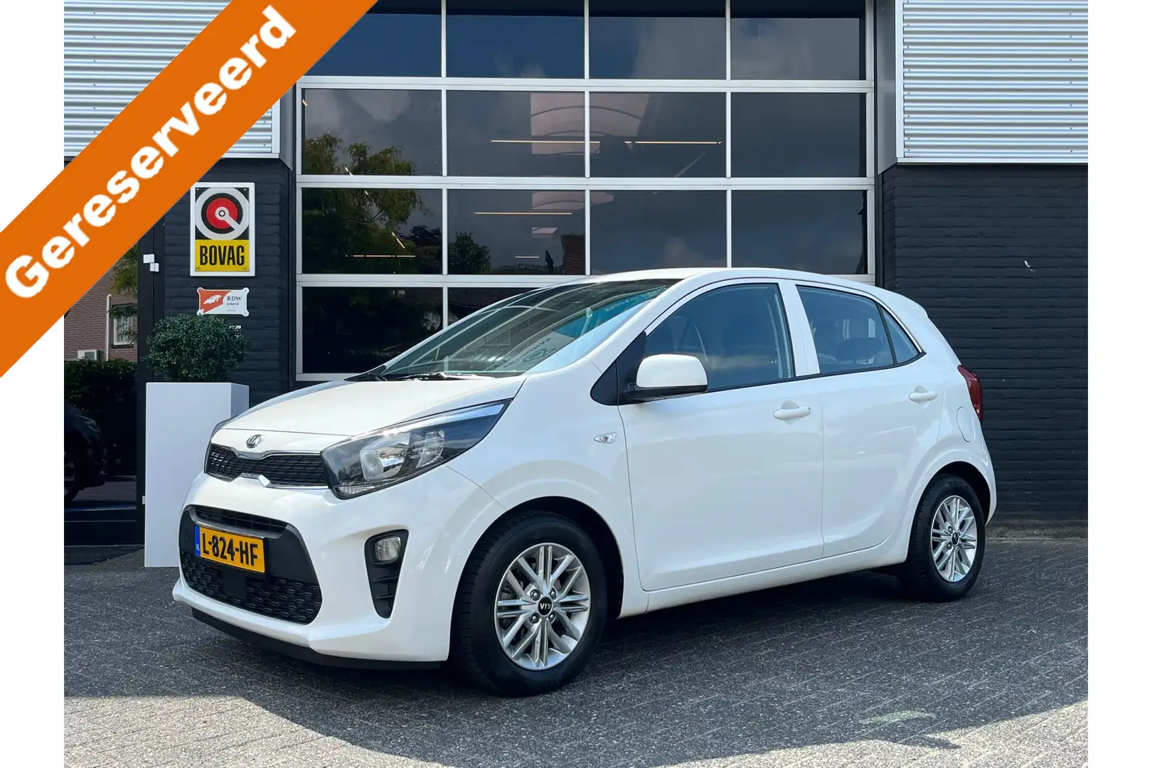 Kia Picanto 1.0 DynamicLine, Automaat, Airco, Bluetooth, Camer Blanc - 1