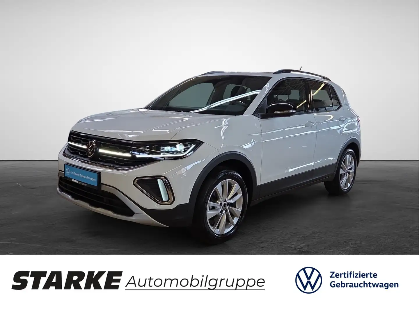 Volkswagen T-Cross 1.0 TSI Goal LED-Matrix Navi Kamera Sitzheizung Weiß - 2
