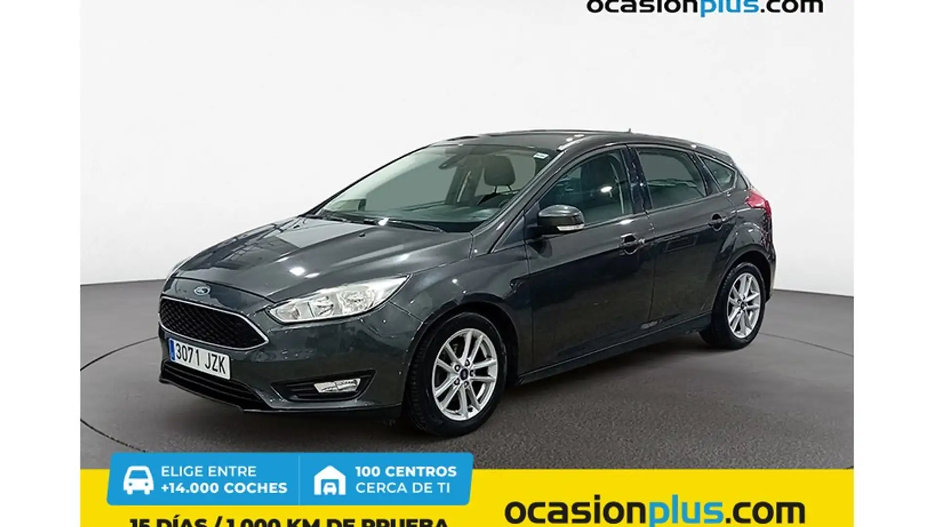 Ford Focus 1.0 Ecoboost Auto-S&S Trend+ Aut. 125 Gris - 1