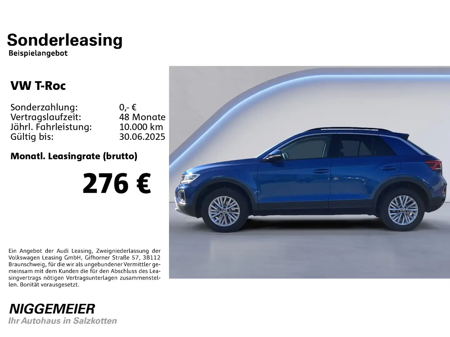 Volkswagen T-Roc 1.5TSI DSG LIFE NAVI+LED+KAMERA+ACC Bleu - 2