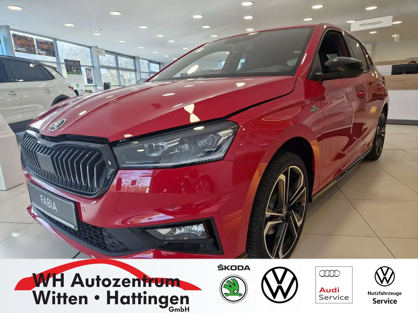 Skoda Fabia 1.5 TSI DSG Monte Carlo Rot - 1