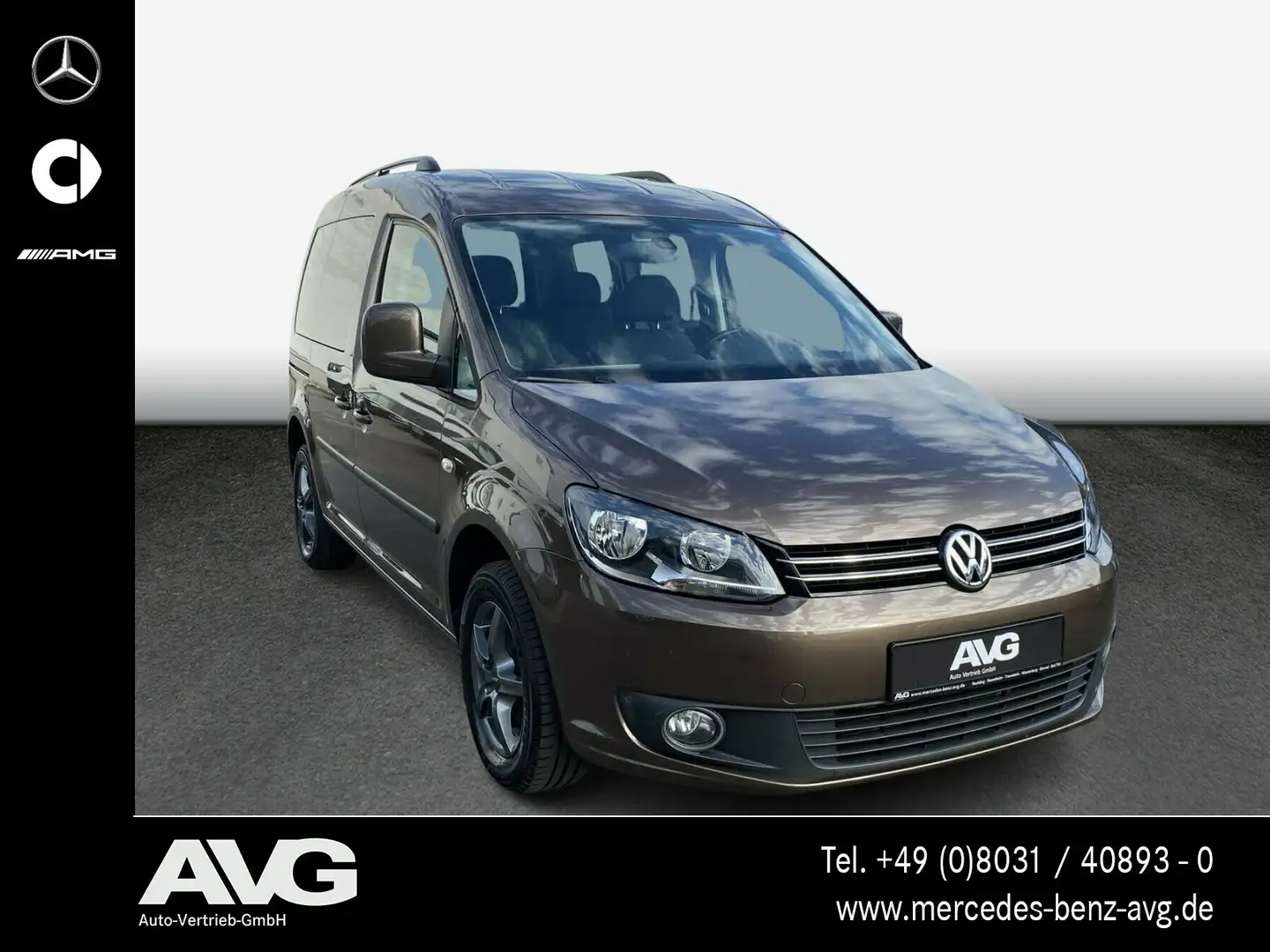 Volkswagen Caddy Caddy 2.0 EcoFuel Comfortline Klima Einparkhilfe Bruin - 2