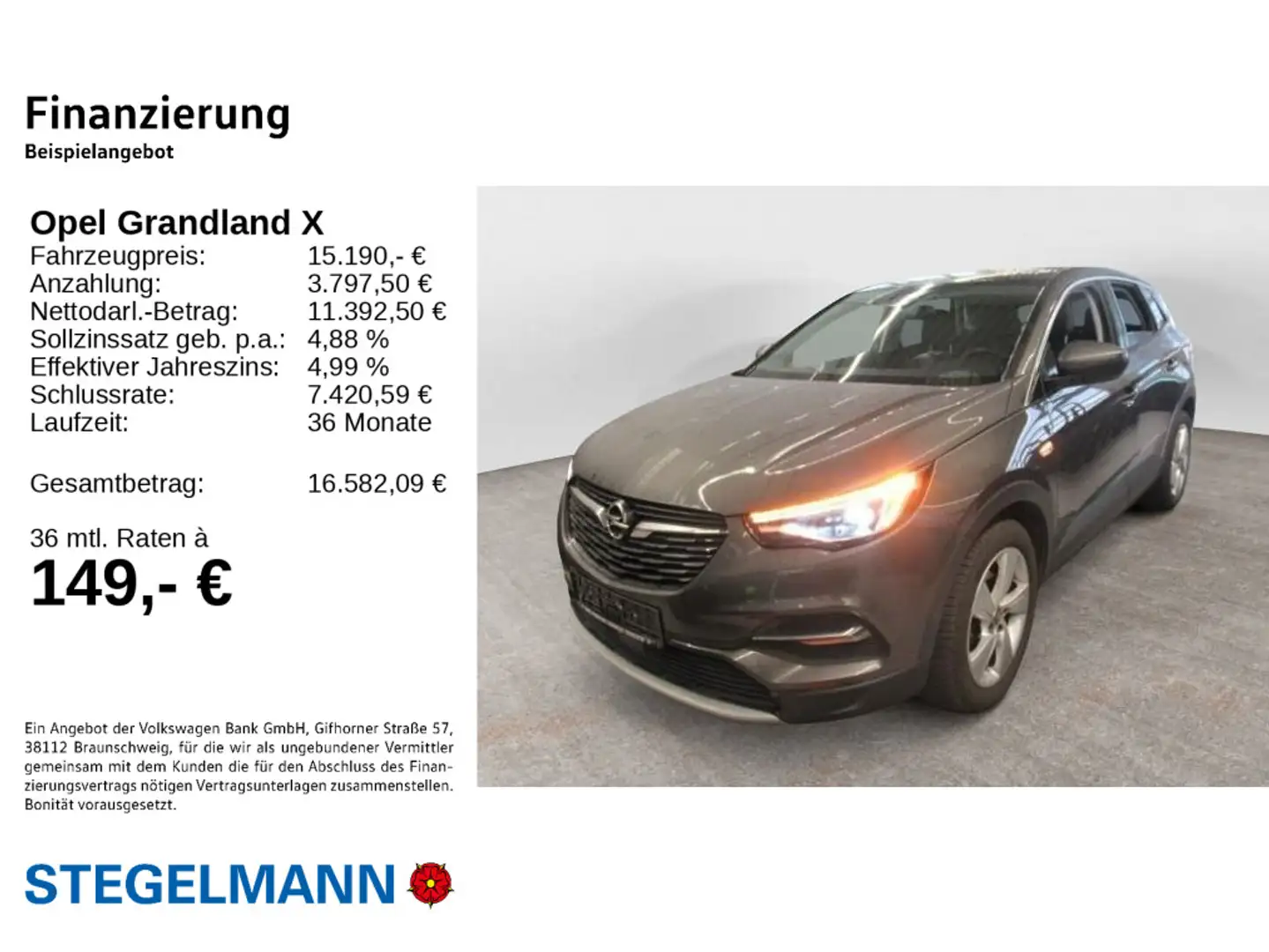 Opel Grandland X 1.2 Turbo Aut. Dynamic *LED*Sitzheiz Gris - 2