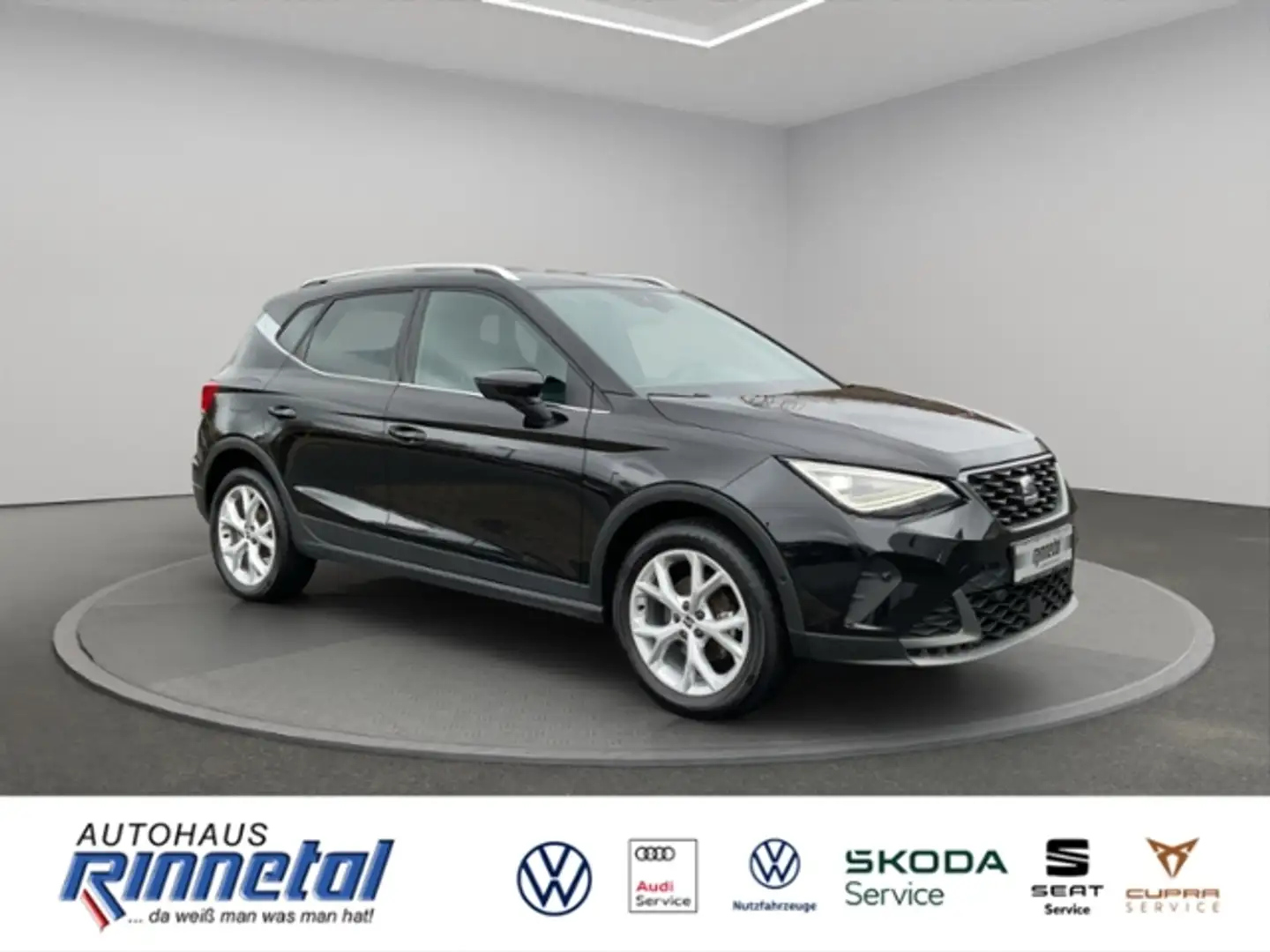 SEAT Arona 1.0 TSI DSG FR AHK+KAMERA+ACC+VOLL LED+NAVI+PDC+K Schwarz - 2