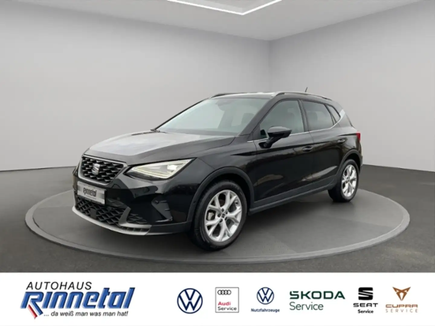 SEAT Arona 1.0 TSI DSG FR AHK+KAMERA+ACC+VOLL LED+NAVI+PDC+K Schwarz - 1