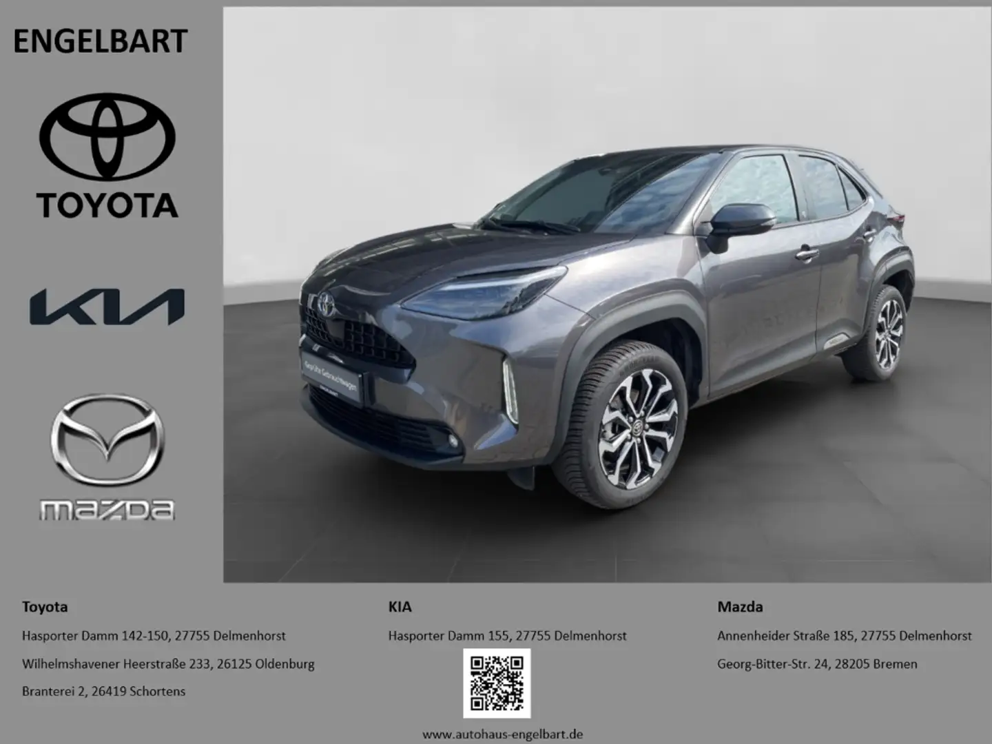 Toyota Yaris Cross 1.5 Hybrid Team D Winter Paket GJR Gris - 1
