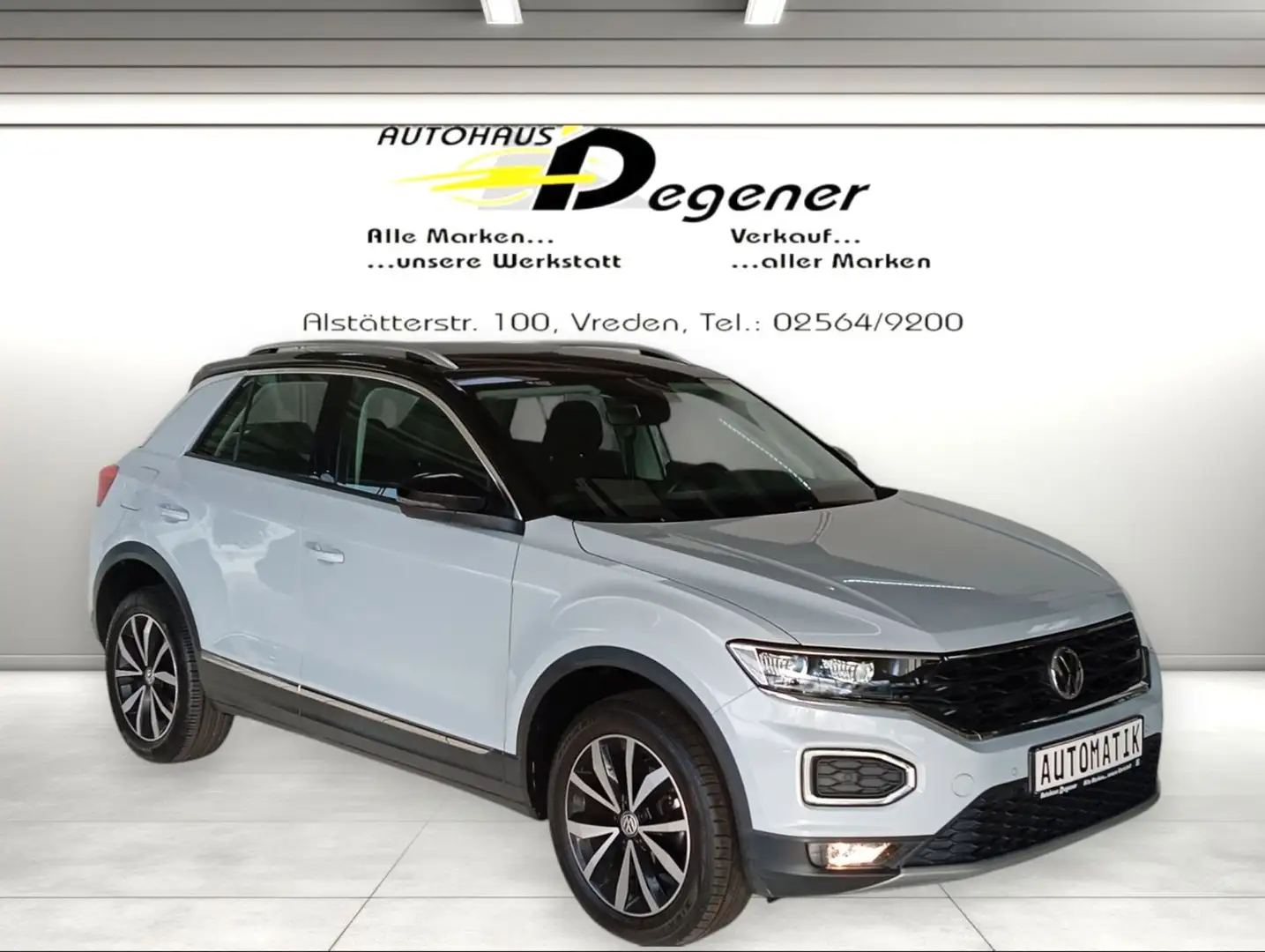 Volkswagen T-Roc / Automatik / LED / AHK / Isofix Argent - 1