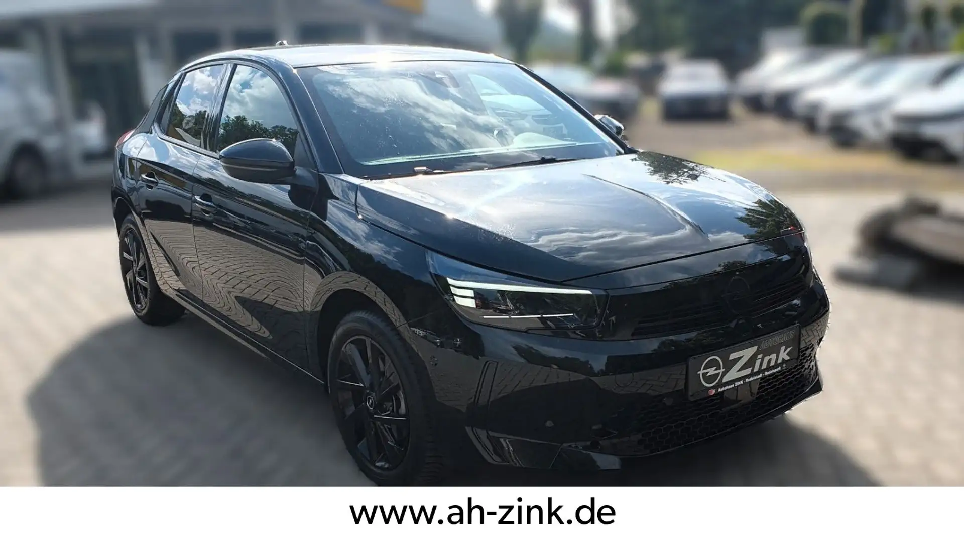 Opel Corsa F GS LED Navi SHZ Kamera Zwart - 1
