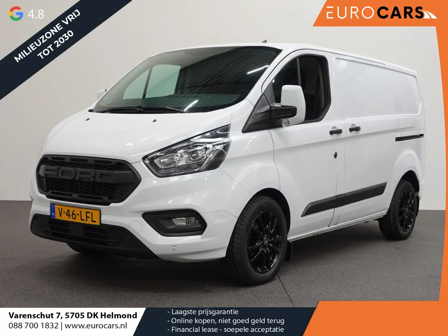 Ford Transit Custom 130pk Automaat L1H1 Raptor Editon 2x Schuifdeur Tr Blanc - 1