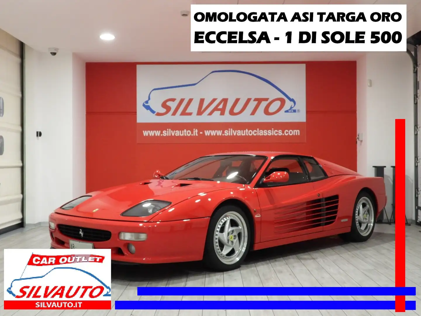 Ferrari Testarossa F512 M - OMOLOGATA ASI TARGA ORO (1994) Rosso - 1