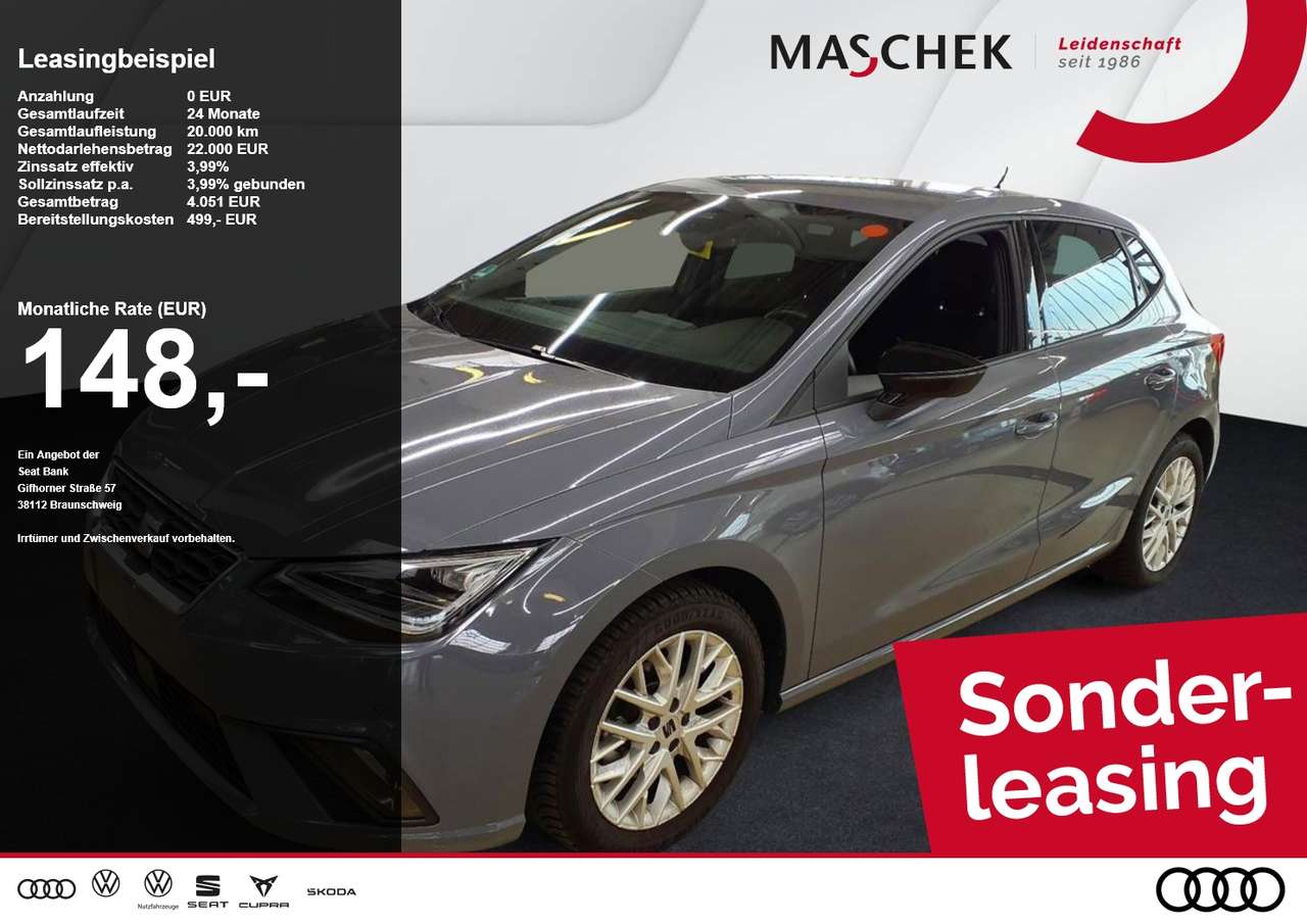 Seat Ibiza 2026 — FR DSG Sonderleasing Navi Sitzh. RearView ACC AUT