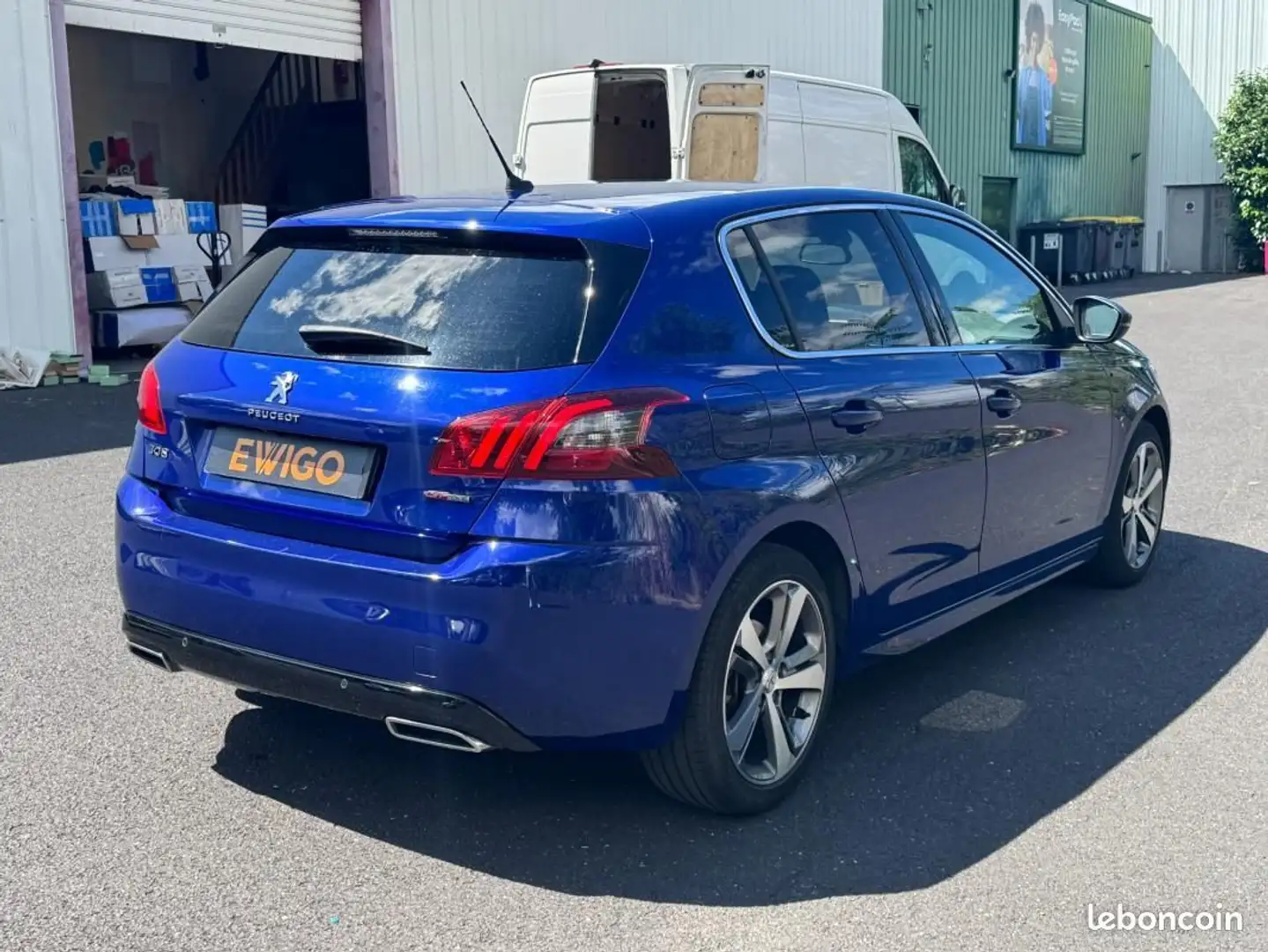 Peugeot 308 GENERATION-II 1.2 PURETECH 130 GT-LINE EAT BVA STA Blauw - 2