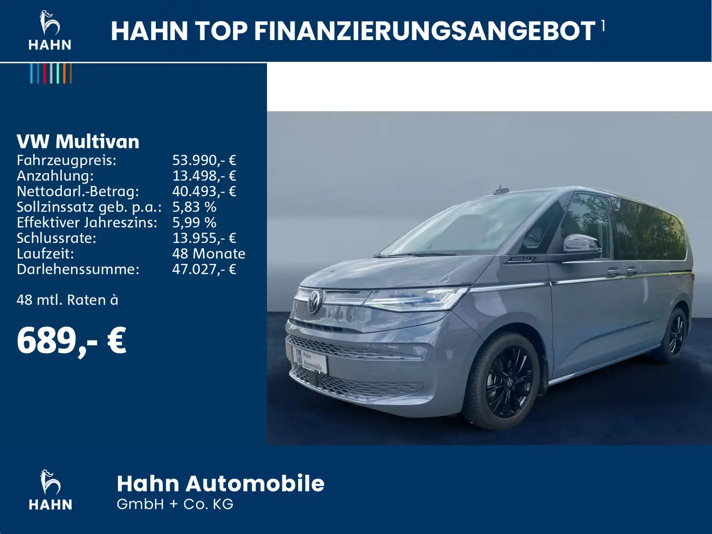 Volkswagen T7 Multivan T7 Multivan 2.0TDI Style DSG LED AHK Grau - 2