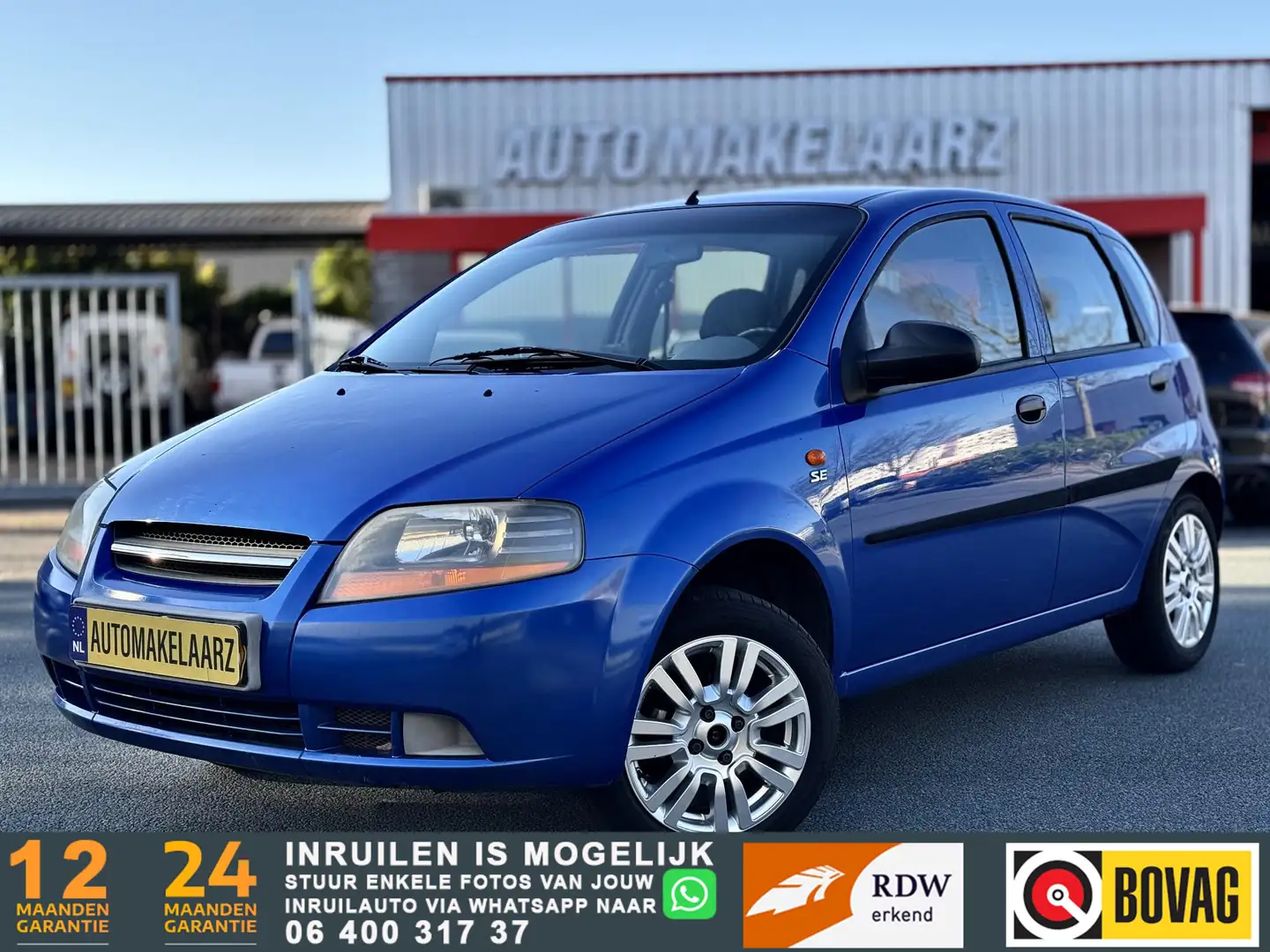 Daewoo Kalos 1.4 Spirit NAP TREKHAAK VELGEN NIEUWE BANDEN Albastru - 1